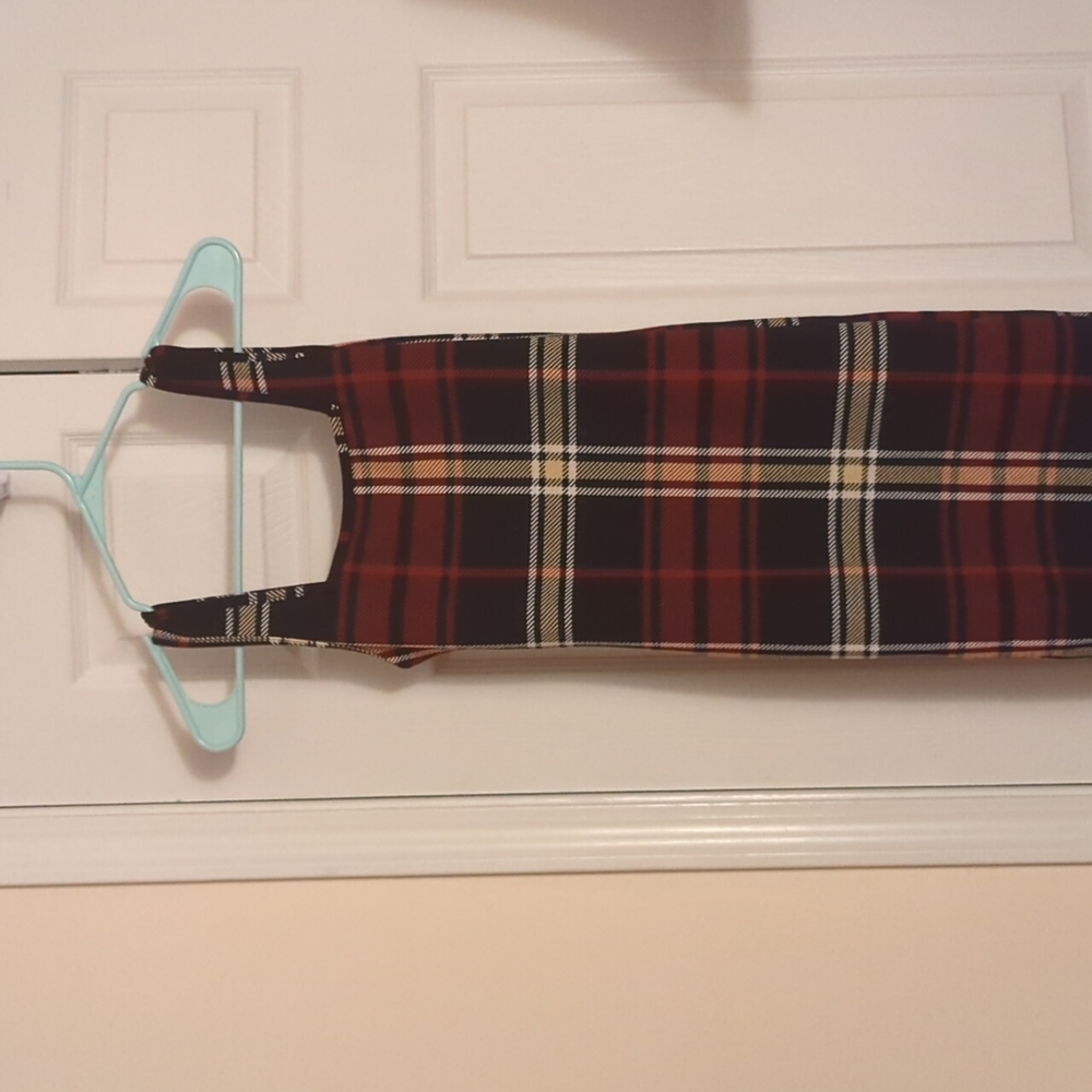 SheIn Plaid bodycon dress